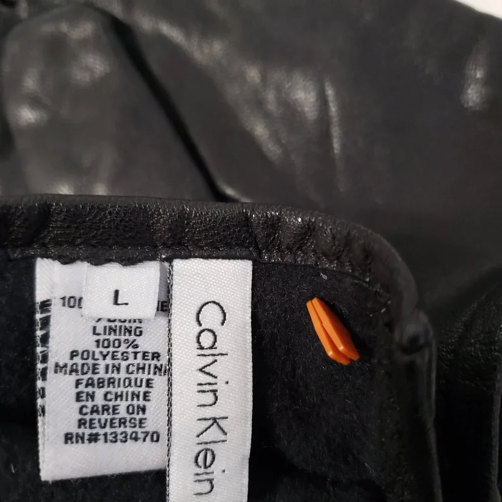 Calvin Klein Leather Gloves